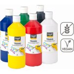 Creall Trans sada transparentních barev 6 ks 500 ml mix barev – Zbozi.Blesk.cz