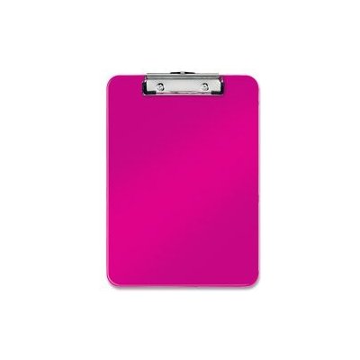 Leitz Wow A4 deska s klipem růžová – Zboží Mobilmania