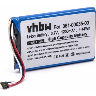 VHBW Baterie pro Garmin Nüvi 2405 / 2505 / 2597, 1200 mAh - neoriginální