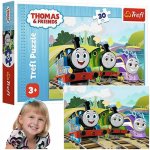 Trefl Mašinka Tomáš: Šťastný Tomáš 30 dílků – Sleviste.cz