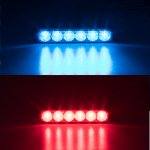 2x Profi SLIM výstražné LED světlo vnější, červené+modré, 12 - 24V, ECE R65, 911-006blu+red – Sleviste.cz