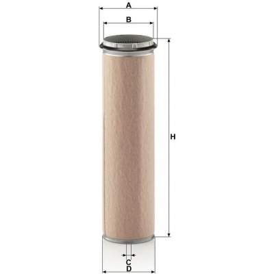 MANN-FILTER Vzduchový filtr MANN CF1300 (MF CF1300) – Hledejceny.cz