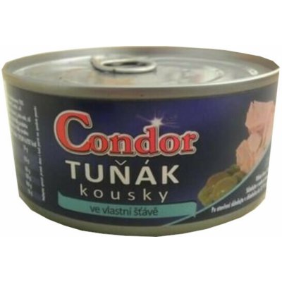 Condor Tuňák kousky ve vlastní šťávě plechovka 170 g