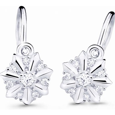 Cutie Jewellery Půvabné dětské z bílého zlata C2754-10-X-2 bílá – Zbozi.Blesk.cz