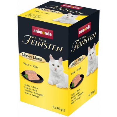 Animonda Vom Feinsten Mildes Menu kastrát krůta, sýr 32 x 100 g – Sleviste.cz