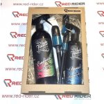 Red-rider.cz Dárkový set Auto Finesse: Mikrovláknová utěrka 40x40cm + Sealant na plasty 500 ml + čistič motorového prostoru 1 l + sada luxusních detailingových štětců