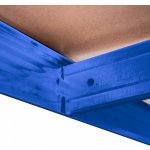 Aga Regál 180 x 90 x 40 cm 5 polic modrý – HobbyKompas.cz