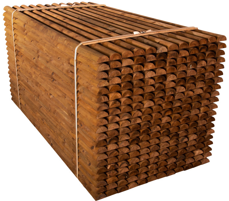 Dřevěná plotovka NATURAL - dl. 120 cm, š. 7 cm