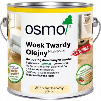 Osmo 3065 Tvrdý voskový olej Original 0,125 l Bezbarvý polomat – Zbozi.Blesk.cz