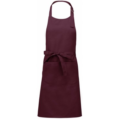 Kariban Zástěra Polycotton K890 vínová – Hledejceny.cz