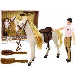 mamido jezdce s bílým koněm