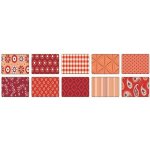 Papíry na origami 15 x 15 cm 50 ks Basic Rot SMT Creatoys – Hledejceny.cz