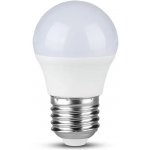 V-TAC E27 LED žárovka 6,5W (600Lm), SAMSUNG chip, G45 Barva světla: Neutrální bílá 4000K – Zboží Živě
