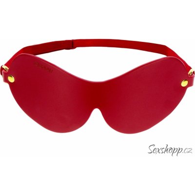 Taboom Bondage in Luxury Avantgarde Blindfold Red – Zboží Mobilmania