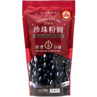 Wu Fu Yuan Černé tapiokové perly pro bubble tea 250 g – Zbozi.Blesk.cz