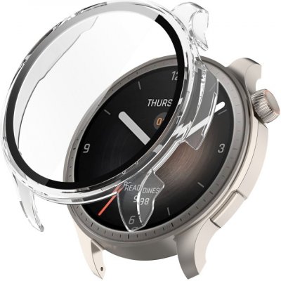 VSECHNONAMOBIL PC FULL COVER Plastový kryt se sklem pro Amazfit Balance průhledný 83360 – Zboží Živě