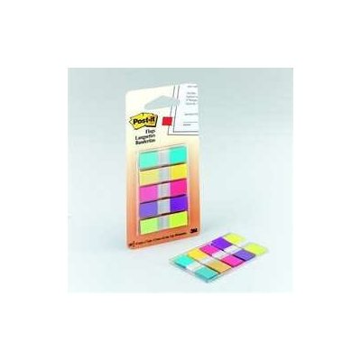 Značkovací proužky, 5x20 lístků, 12x43 mm, 3M POSTIT, mix barev – Hledejceny.cz