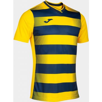 Joma Europa V short sleeve Fotbalový dres žlutá