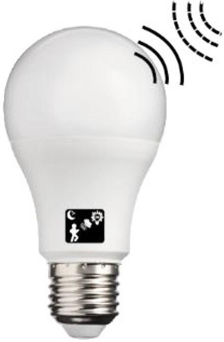 SANICO LED žárovka se soumrakovým a pohybovým senzorem E27 10W 806Lm teplá  bílá od 231 Kč - Heureka.cz