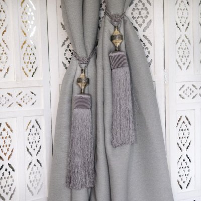 Krásy Orientu Orientální marocké třásně - Grey – Hledejceny.cz