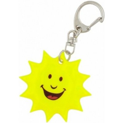 Přívěsek na klíče reflexní sluníčko 937655 – Zboží Mobilmania