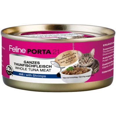 Porta 21 pro kočky Feline tuňák a krevety 90 g