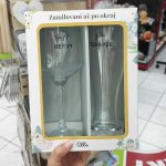 Albi SVATEBNÍ SADA sklenice na pivo a víno PAN & PANÍ LSP – Zboží Mobilmania