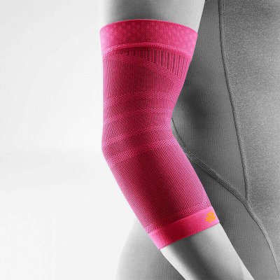 Bauerfeind Sports Compression Elbow Support sportovní kompresní bandáž lokte růžová – Sleviste.cz