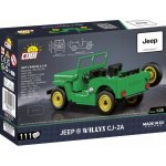 COBI 24517 Jeep Willys CJ-2A, 1:35, 111 k – Zboží Dáma COBI 24517 Jeep Willys CJ-2A, 1:35, 111 k – Zboží Dáma