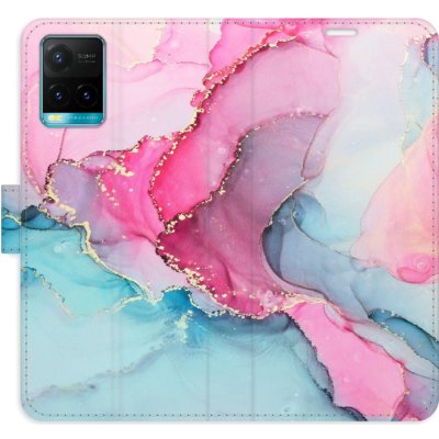Pouzdro iSaprio - PinkBlue Marble - Vivo Y21 / Y21s / Y33s