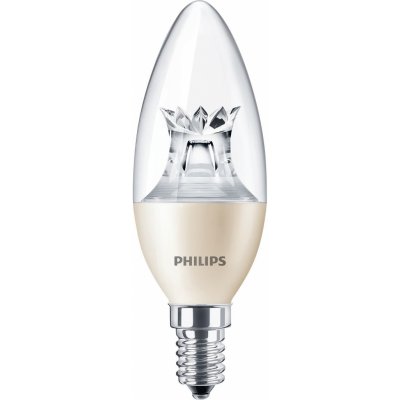 Philips LED B40 CL E14 8 60W teplá bílá 2700K stmívatelná – Zboží Mobilmania