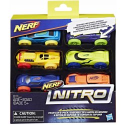 Hasbro Nerf Nitro Náhradní nitro autíčka 6 ks