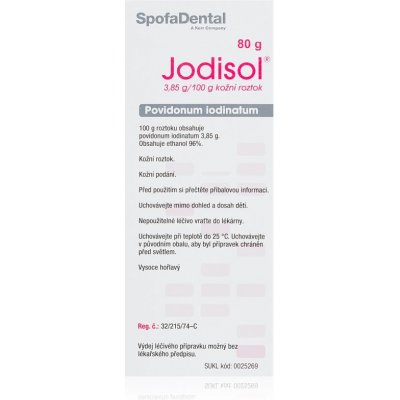 JODISOL DRM 38,5MG/G DRM SOL 80G