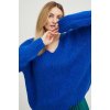 Dámský svetr a pulovr Answear Lab Vlněný svetr dámský hřejivý G4185.WK modrá