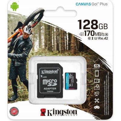 Kingston MicroSDXC UHS-I U3 128 GB SDCG3/128GB – Zboží Živě