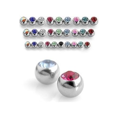 Šperky4U náhradní kulička se zirkonem ND024G-1605 – Zboží Dáma