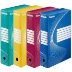 Esselte archivační krabice modrá A4 80 mm – Zboží Živě