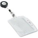 Durable - jmenovka - 54 × 87 mm, s klipem a navíjecí šňůrkou – Sleviste.cz