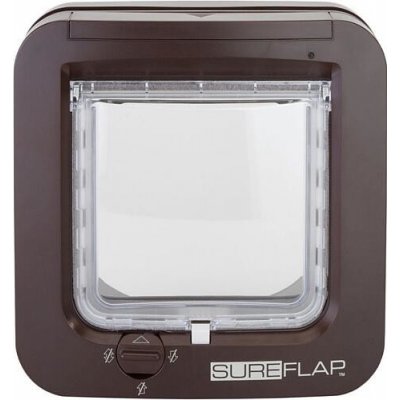 SureFlap dvířka s mikročipem hnědá 21 x 21 cm – Zboží Dáma