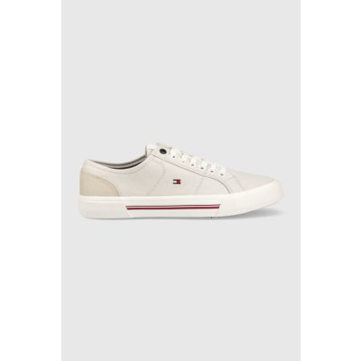 Tommy Hilfiger Core Corporate Vulc Canvas šedé – Zboží Mobilmania