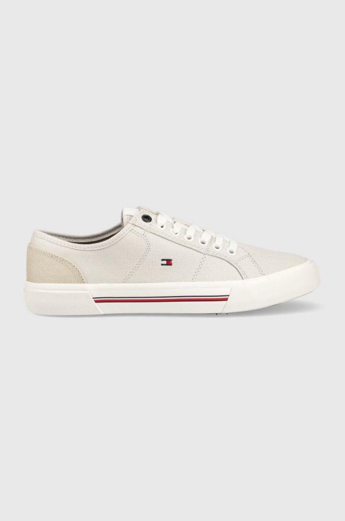 Tommy Hilfiger Core Corporate Vulc Canvas šedé