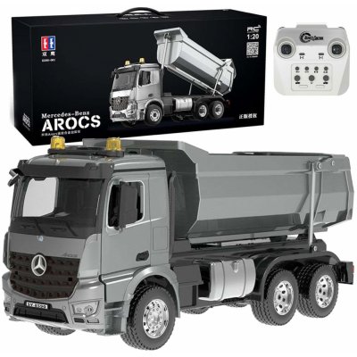 IQ models RC sklápěč Mercedes-Benz Arocs 1:20 šedá RC_97607 RTR 1:10 – Zboží Dáma