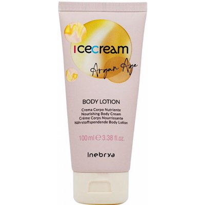 Inebrya Ice Cream Argan Age Body Lotion výživné tělové mléko s arganovým olejem 100 ml