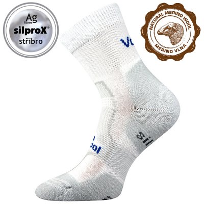 VoXX Funkční ponožky Granit bílá