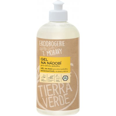 Tierra Verde Gel na nádobí citlivá pokožka 500 ml – Zboží Mobilmania