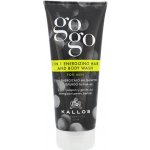 Kallos Cosmetics Gogo 2 in 1 Energizing Hair And Body Wash posilující sprchový gel 2v1 200 ml pro muže