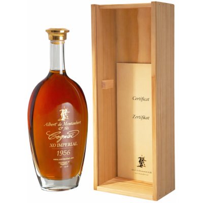 Albert de Montaubert Cognac 1956 0,7 l (kazeta) – Zboží Dáma