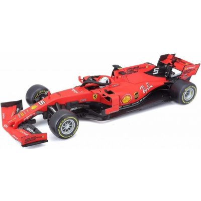 Bburago Kovový model auta Ferrari F1 2019 červená 1:18 – Zboží Mobilmania