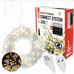 Emos D1CN01 100 LED Standard blikající rampouchy 2,5 m venkovní teplá studená bílá – Zboží Dáma