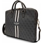 Guess PU 4G Printed Stripes Computer Bag 15/16" Black 3666339119522 – Zboží Živě